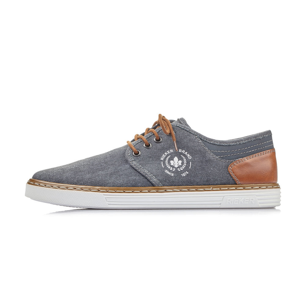 Rieker Men's Style B4949 Casual Lace-Up - Blue wcUn91g5