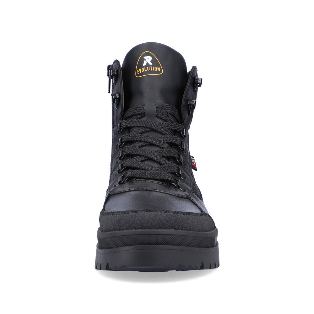 Rieker Evolution Synthetic Leather Men's U0270 Ankle Boots - Black xHSBOE7k