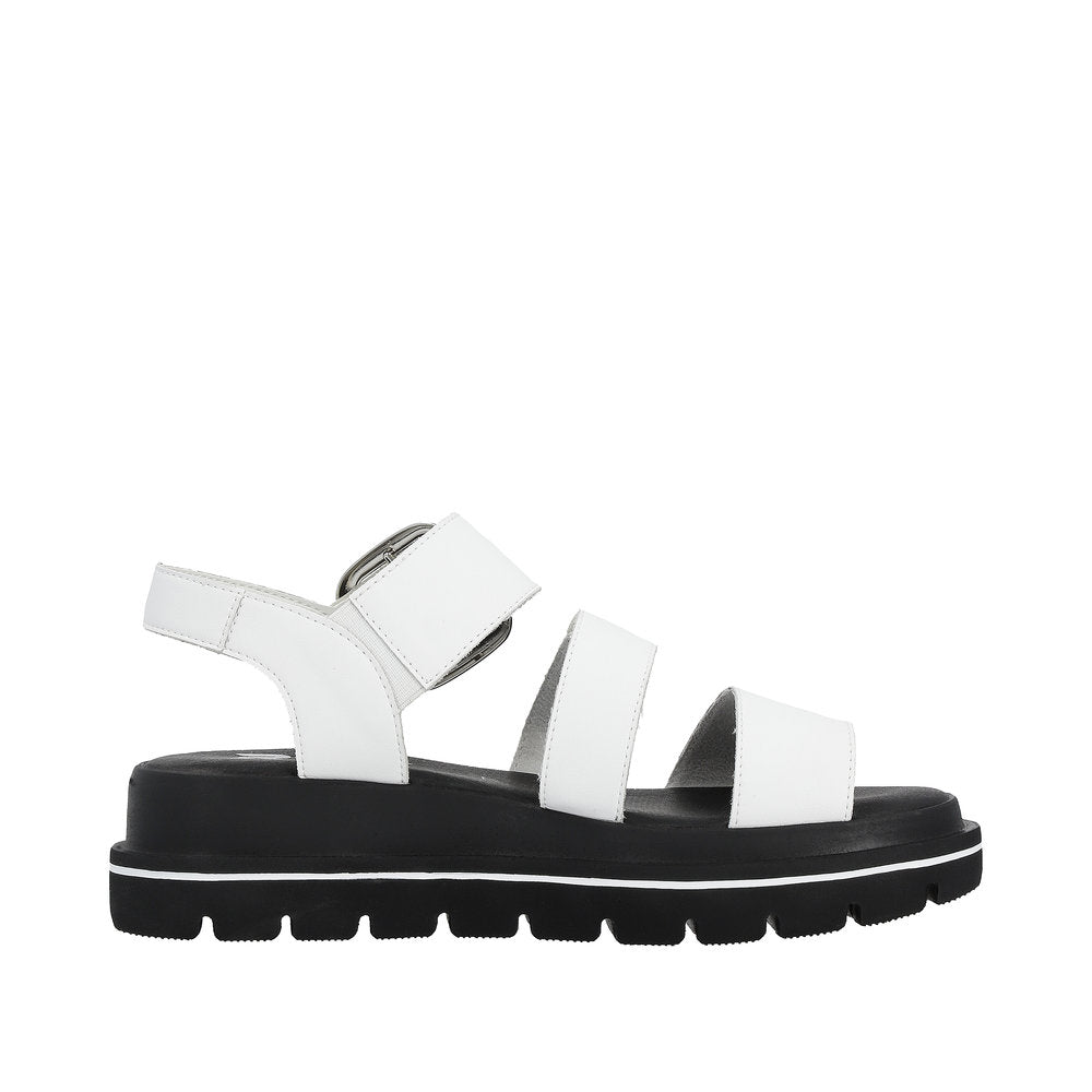 Rieker Evolution Women's Style W1650 Casual Sandal - White 1fbyv5eU