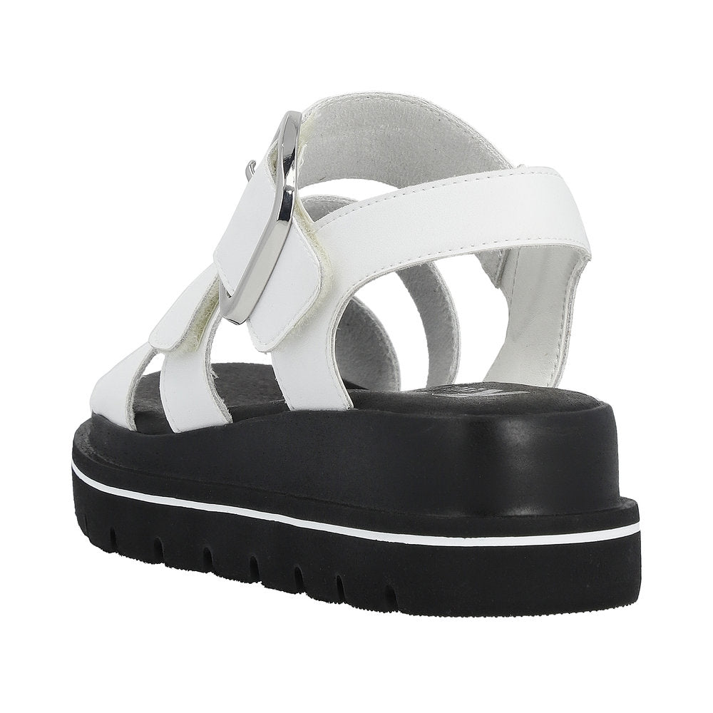 Rieker Evolution Women's Style W1650 Casual Sandal - White 1fbyv5eU