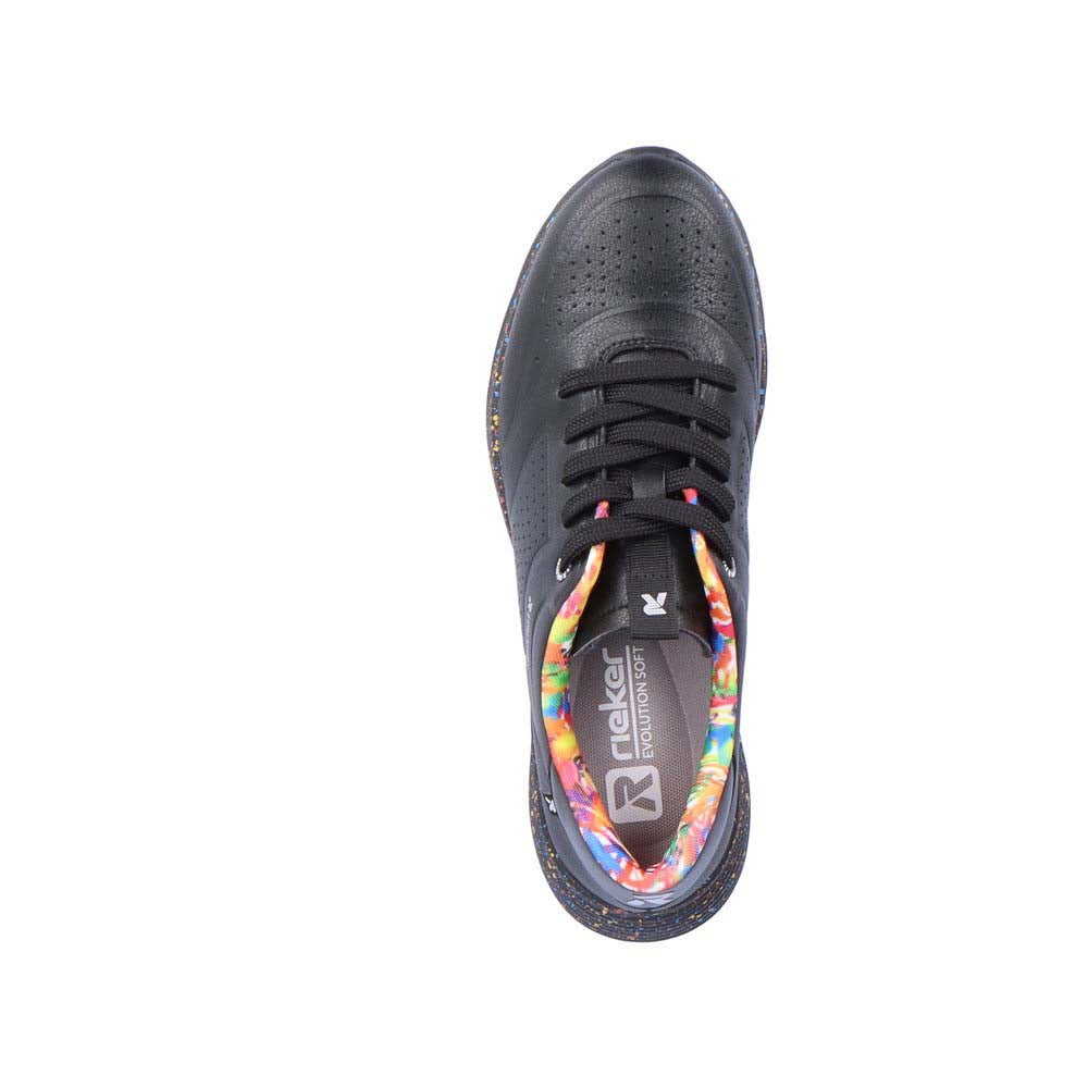 Rieker Evolution Women's Style W0402 Athletic Lace-Up - Black gJsuQRxQ