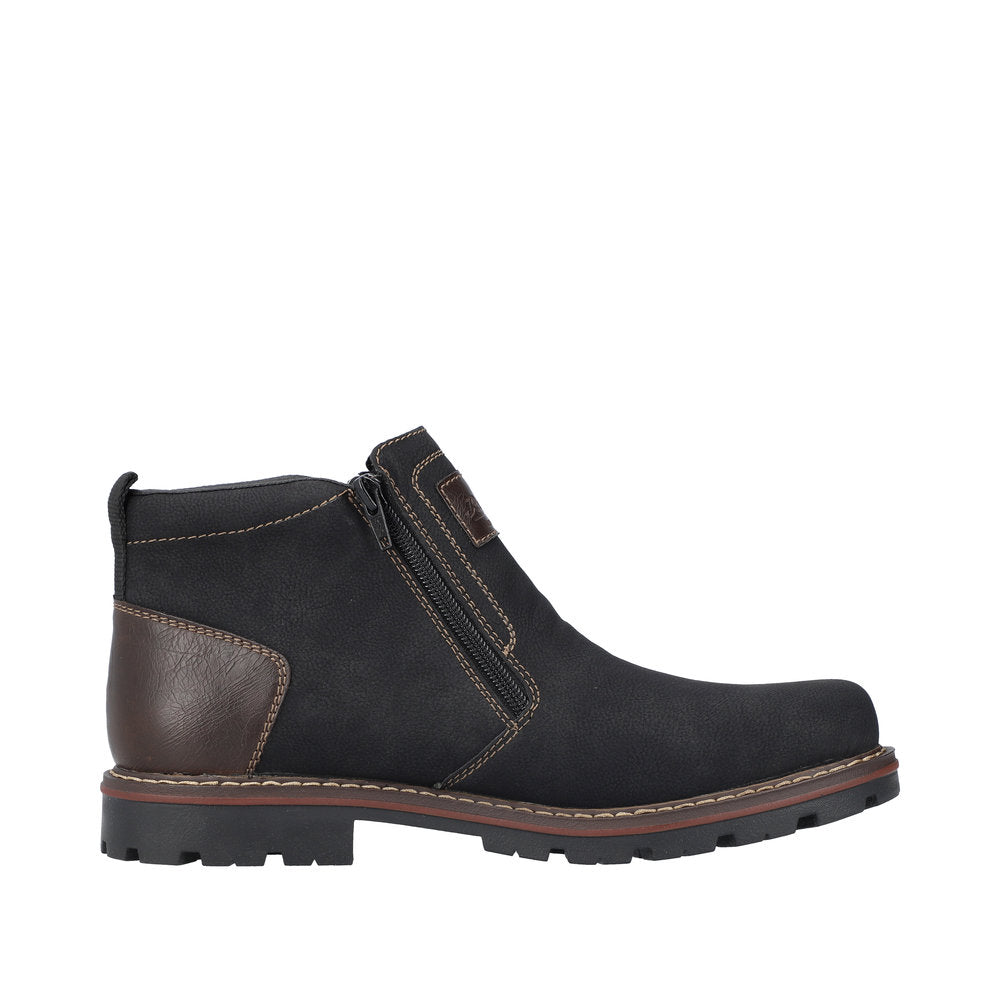 Rieker Synthetic Material Men's 37770 Ankle Boots - Black qLXnXzAn
