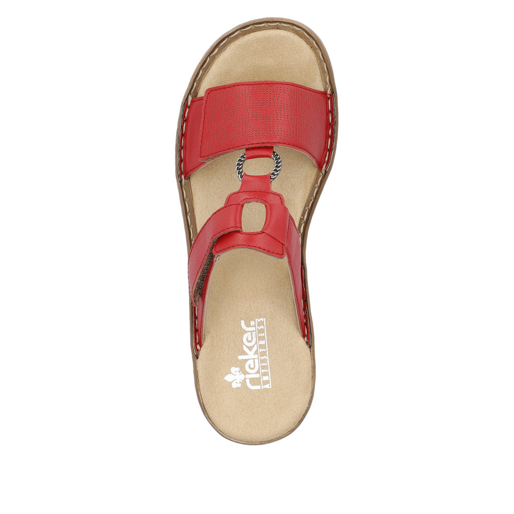 Rieker Women's Style 60885 Casual Mule - Red NEoGhLNS