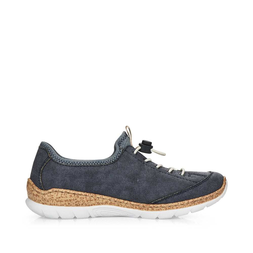 Rieker Women's Style N4263 Athletic Slip-On - Blue 6wxk7oId