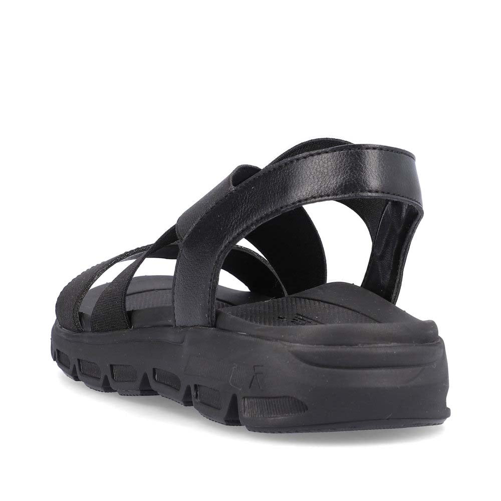 Rieker Evolution Women's Style V8408 Athletic Sandal - Black tTlKYOJt
