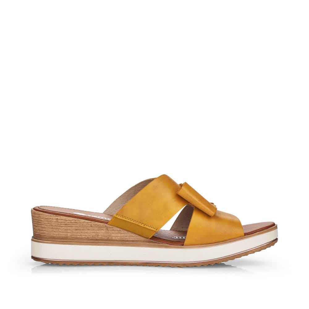 Remonte Women's Style D6456 Dress Mule - Yellow azhGGT2d