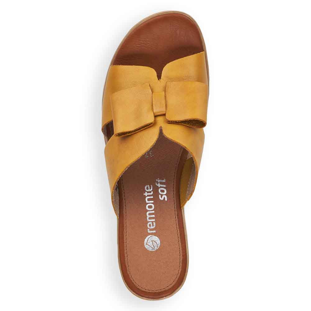 Remonte Women's Style D6456 Dress Mule - Yellow azhGGT2d