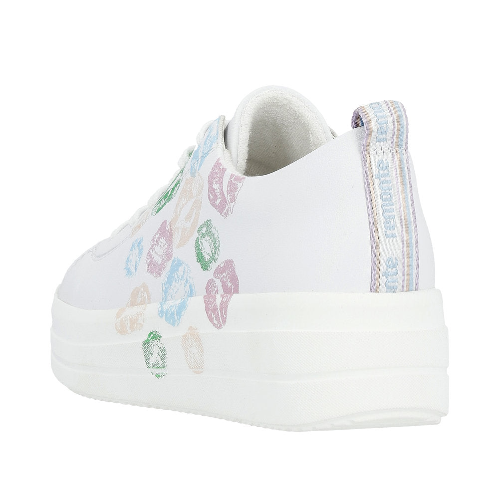 Remonte Women's Style D1C03 Athletic Lace-Up - White Combination yZLe5zii