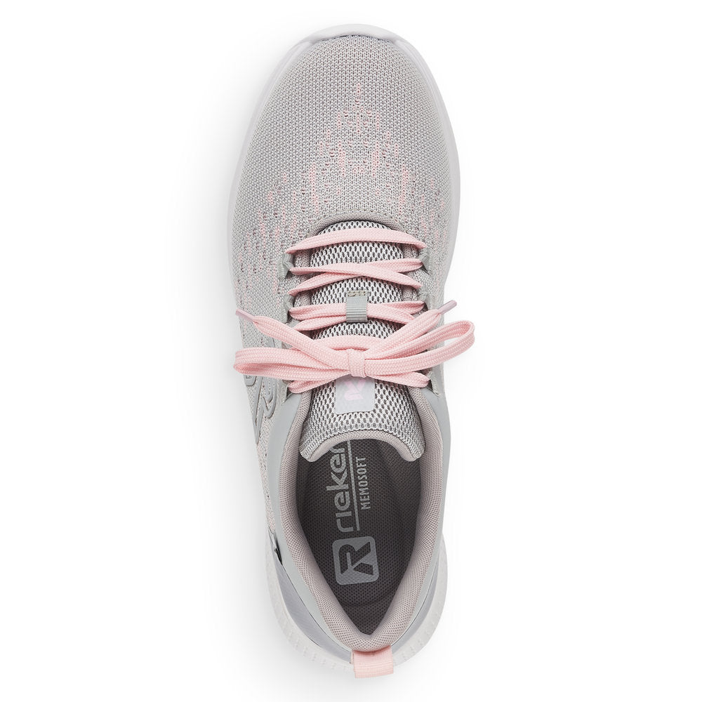 Rieker Evolution Women's Style 40702 Athletic Lace-Up - Grey mVwqB1fU