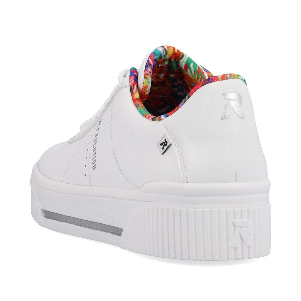 Rieker Evolution Women's Style W0702 Athletic Lace-Up - White vYOXfu0f