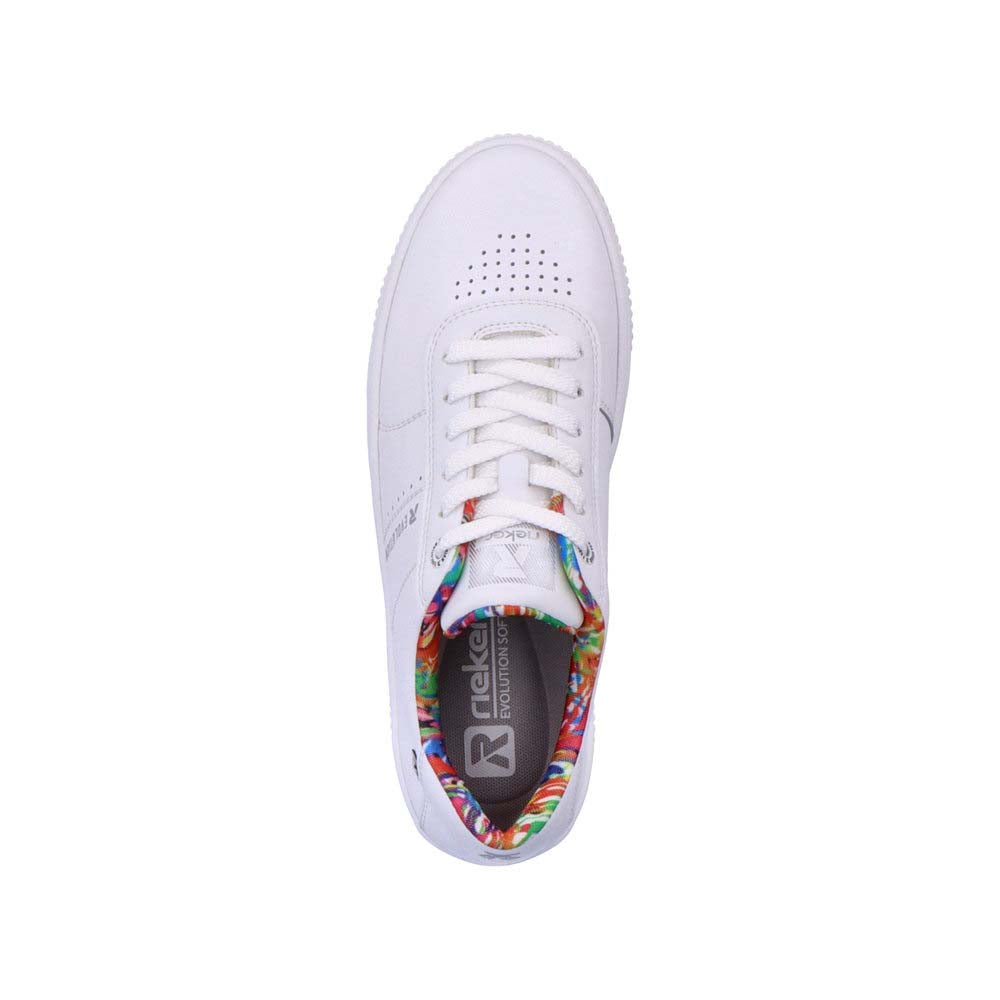 Rieker Evolution Women's Style W0702 Athletic Lace-Up - White vYOXfu0f