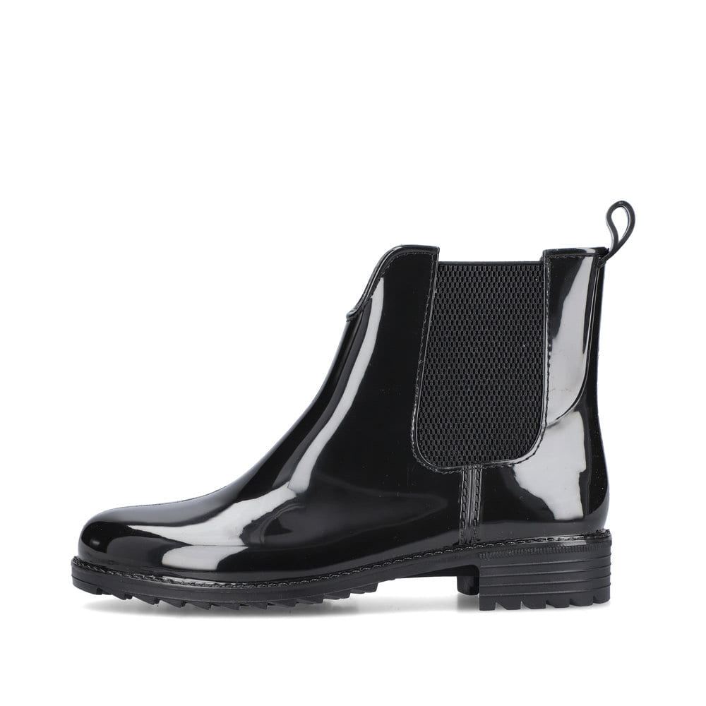 Rieker Women's Chelsea Boots - Glossy Black