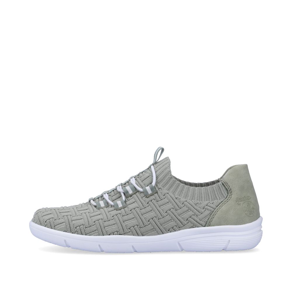 Rieker Women's Slippersgreen-Gray