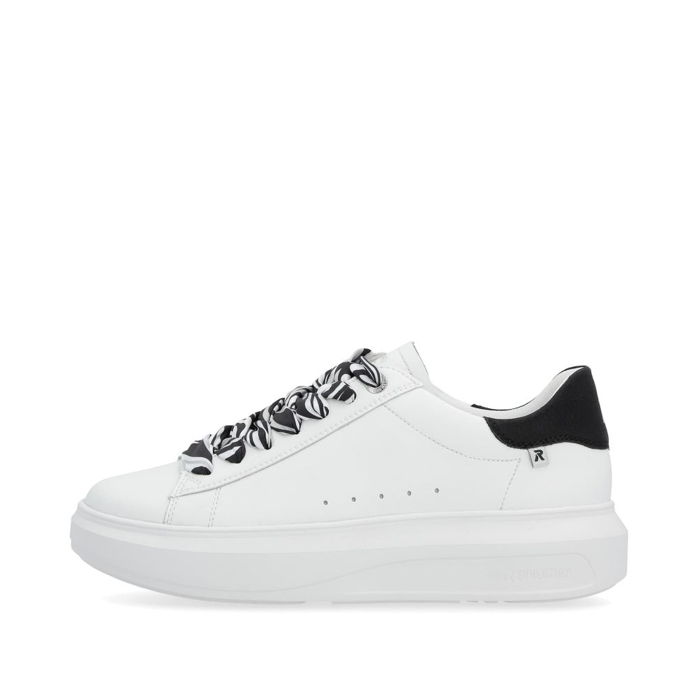 Rieker Evolution Women's Low Sneakers - Crystal Whitedeep Black