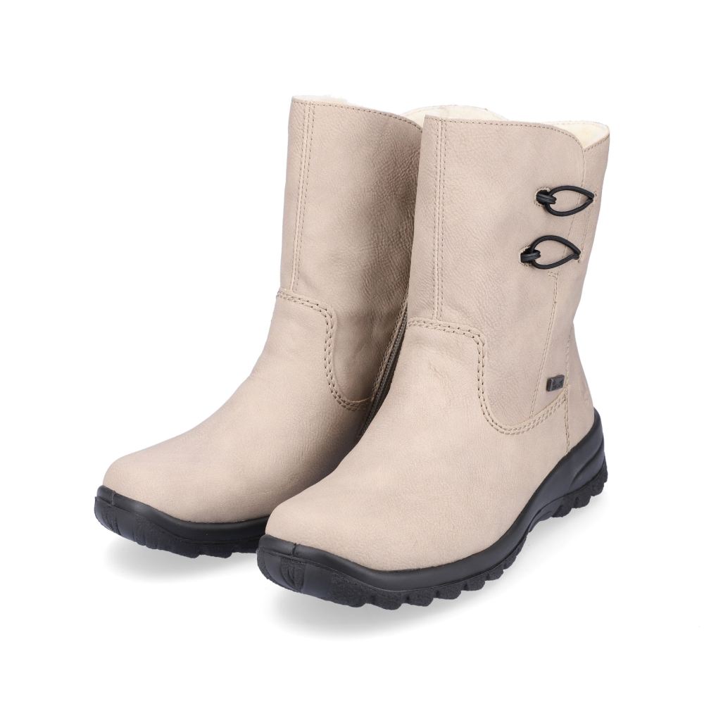 Rieker Women's Ankle Boots - Light Beige