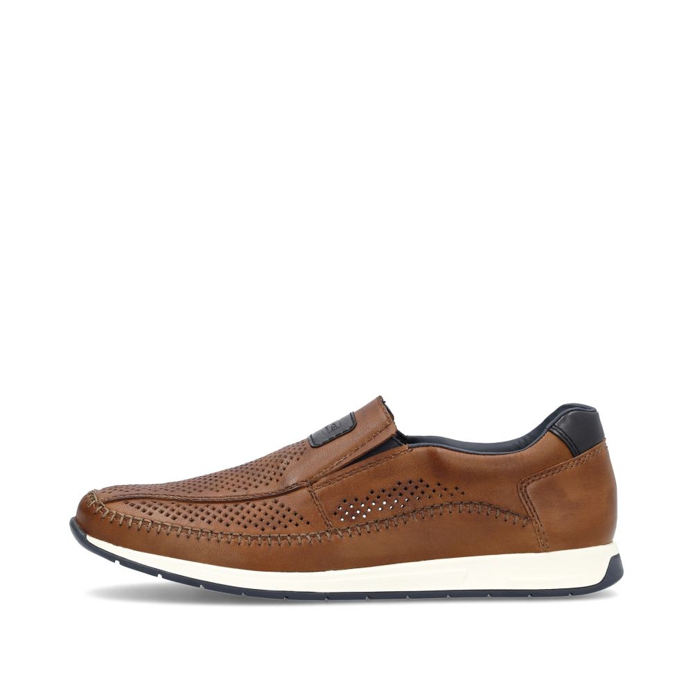 Rieker Men's Slippers - Nut Brown