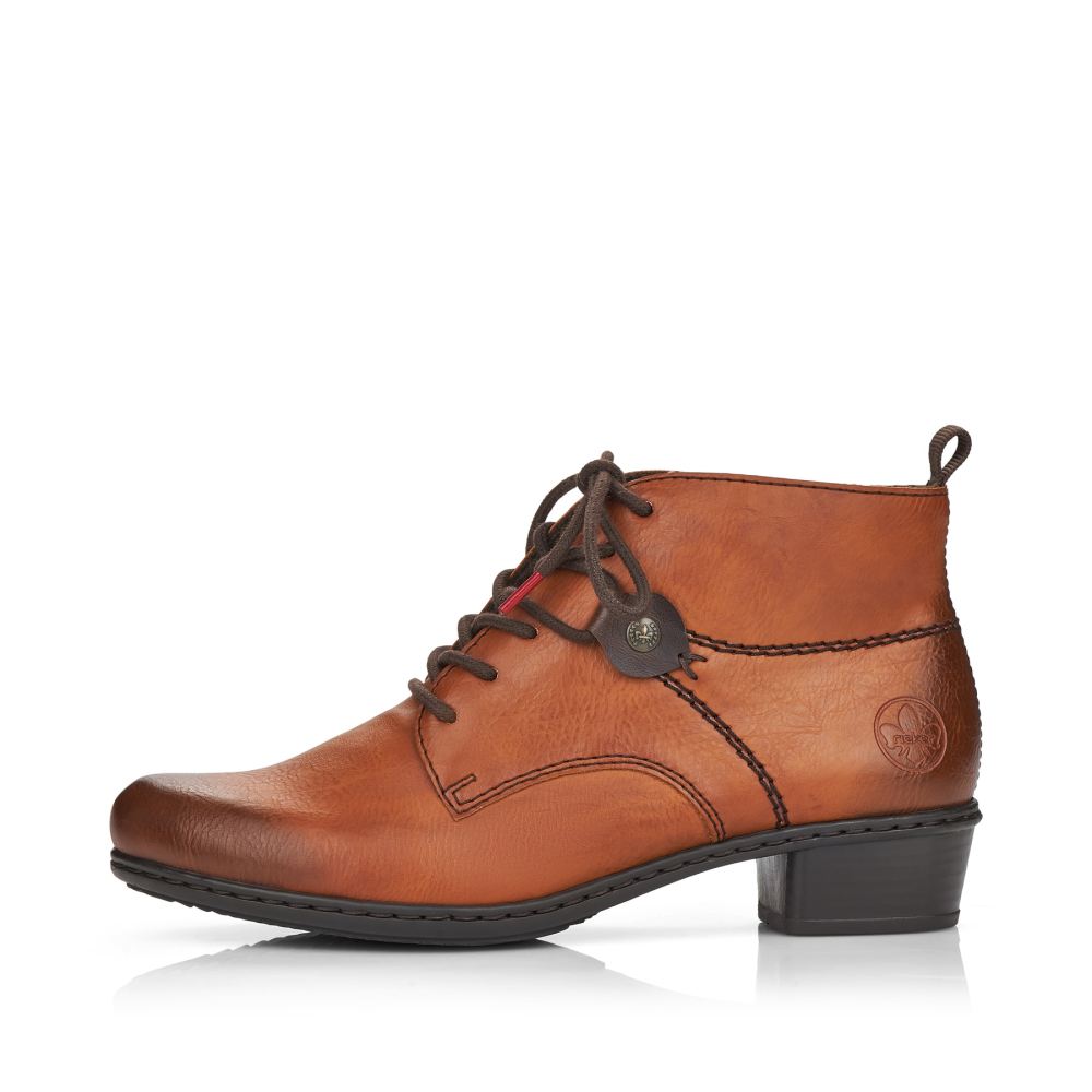 Rieker Women's Ankle Boots - Caramel Brown