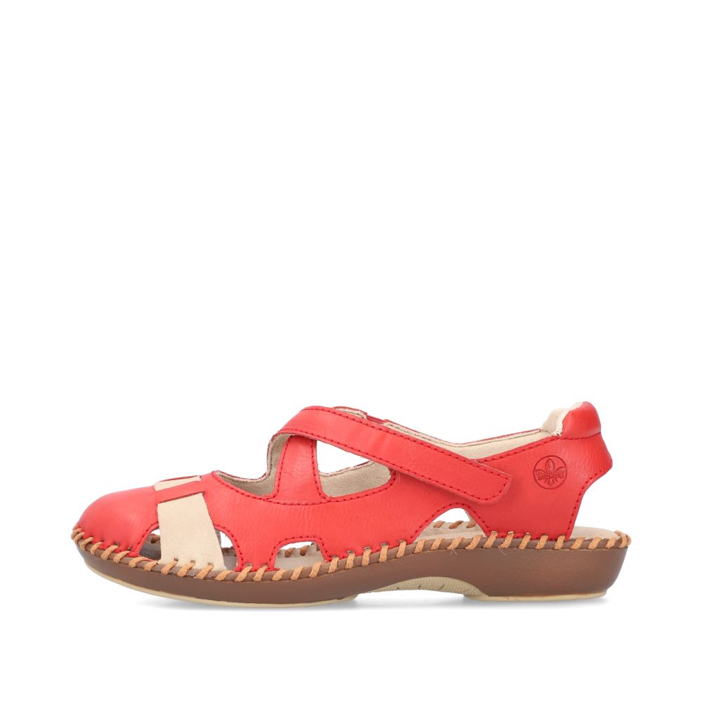 Rieker Women's Ballerinas - Fire Red