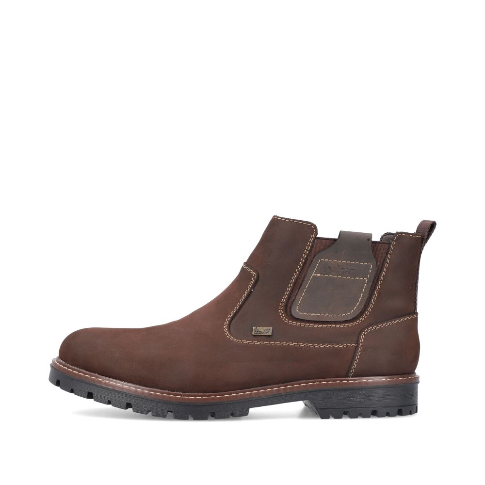 Rieker Men's Chelsea Boots - Forest Brown