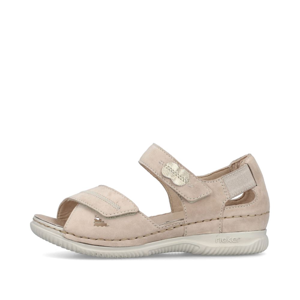 Rieker Women's Strappy Sandals - Light Beige