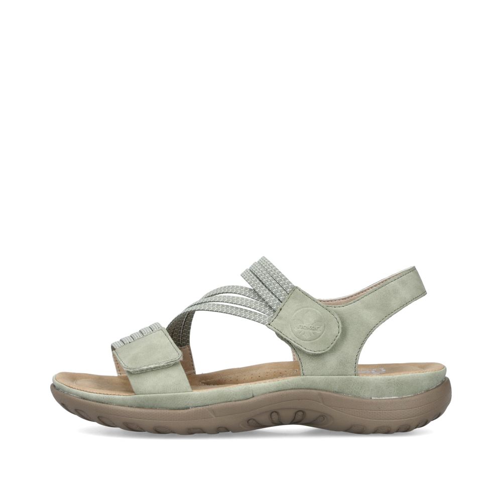 Rieker Women's Strappy Sandals - Mint Green