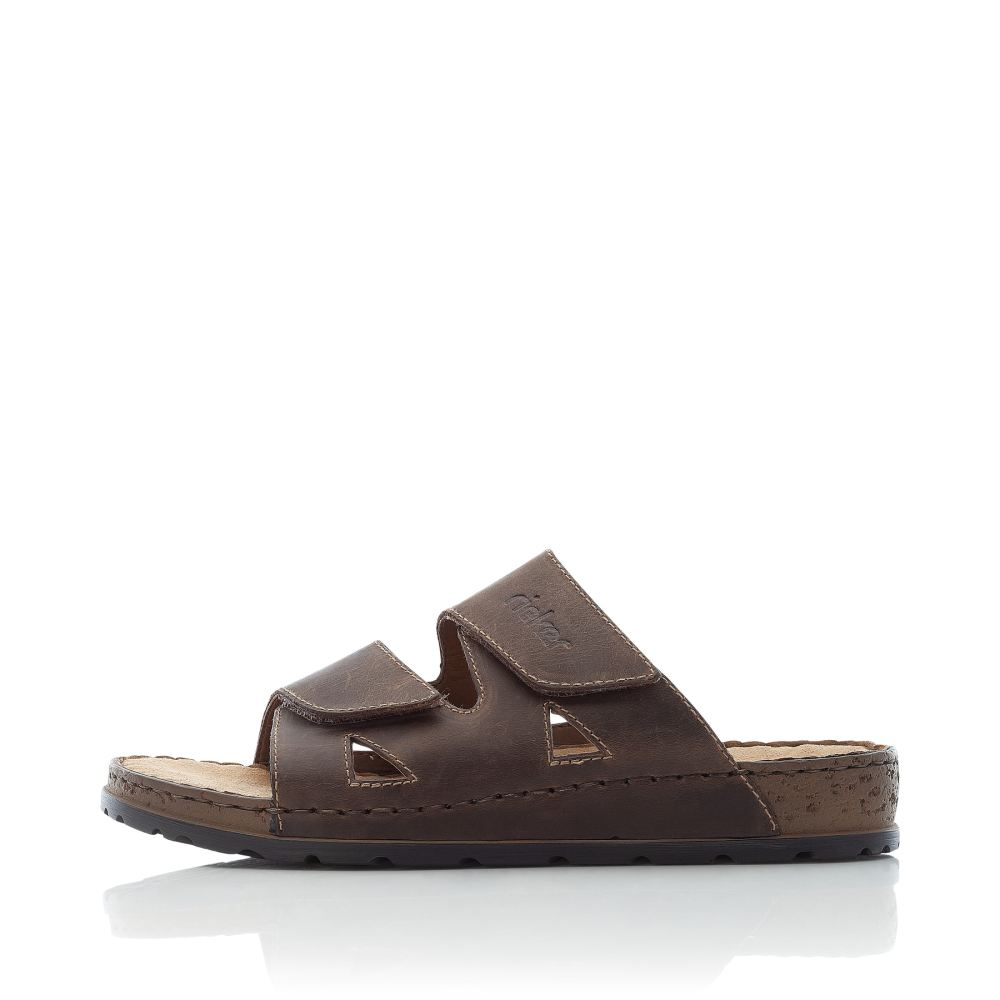 Rieker Men's Mules Tobacco Brown