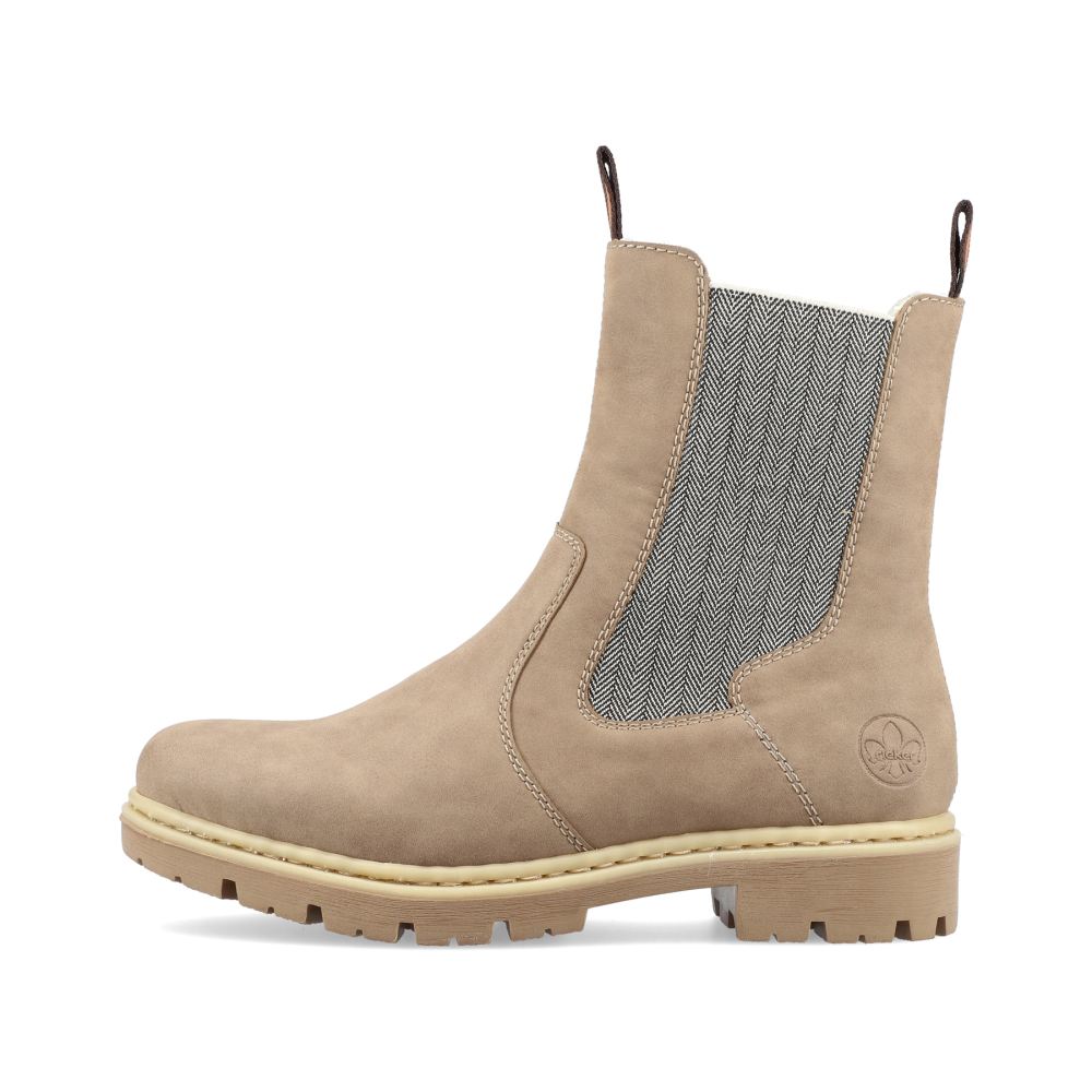 Rieker Women's Chelsea Boots - Brown/Beige