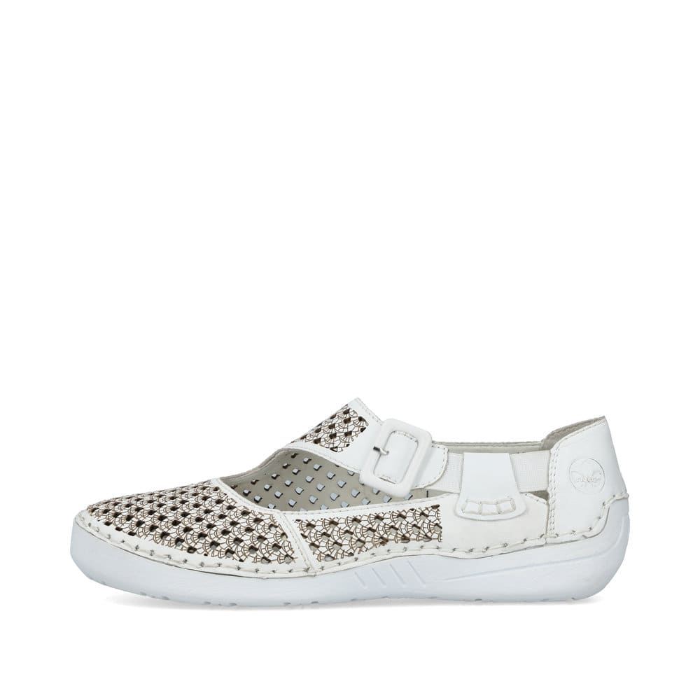 Rieker Women's Ballerinas - Crystal White
