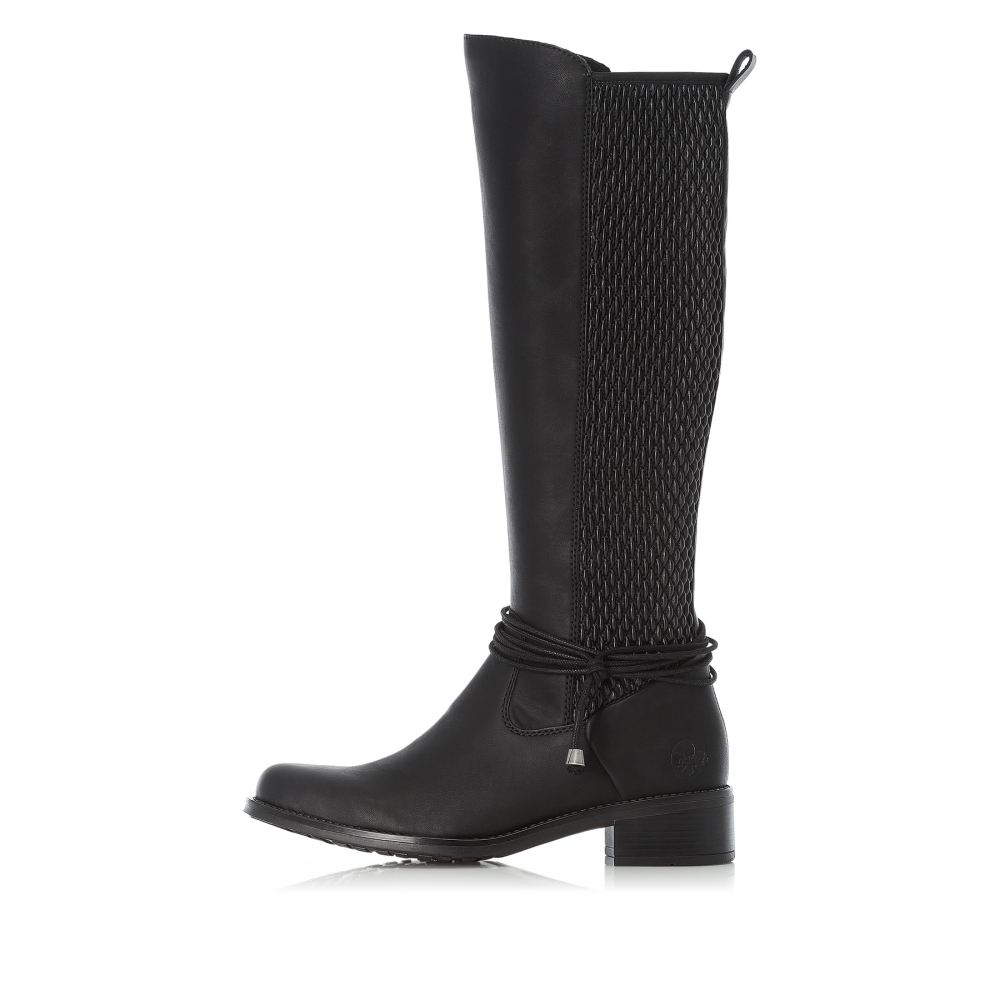 Rieker Women's High-Shaft Boots - Deep Black