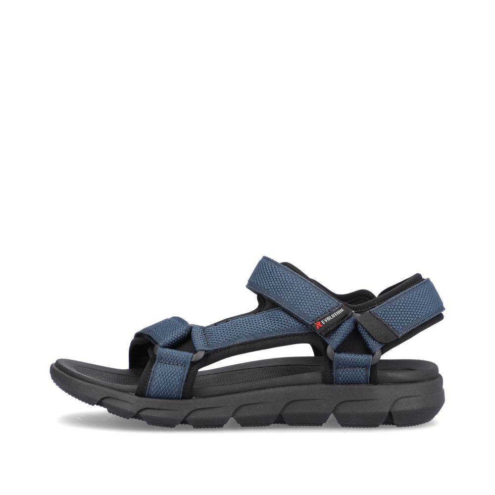Rieker Evolution Men's Trekking Sandals - Dark Blue