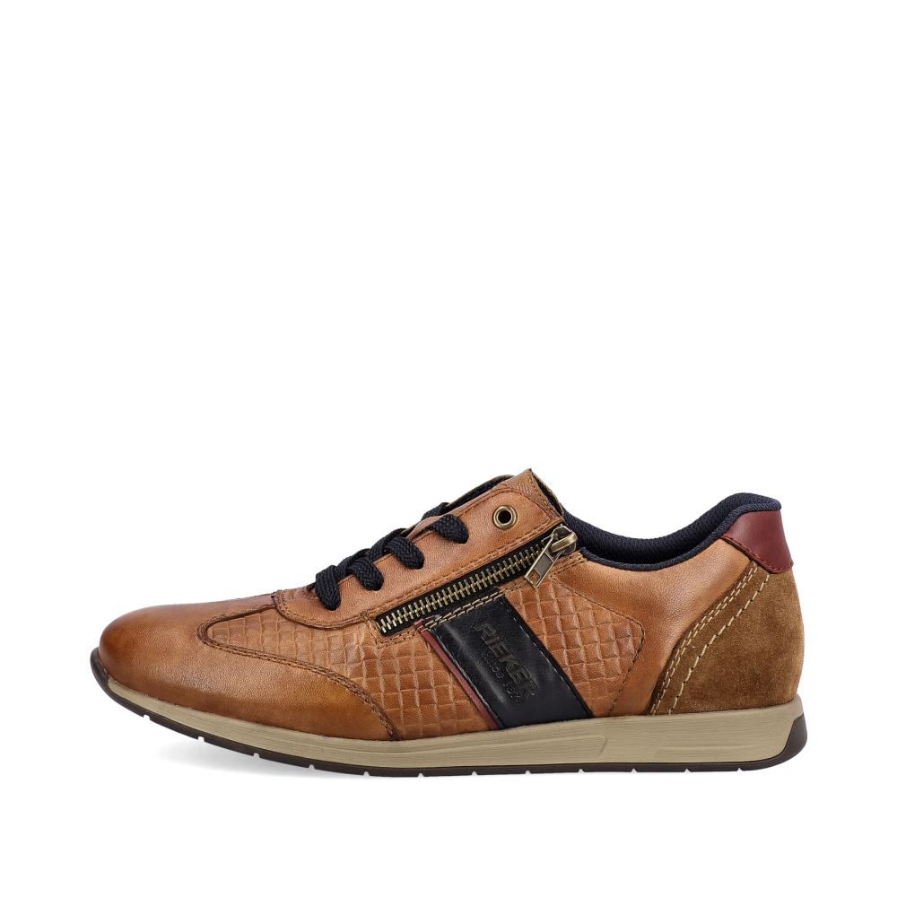 Rieker Men's Lace-Up Shoesfox Brown-Black