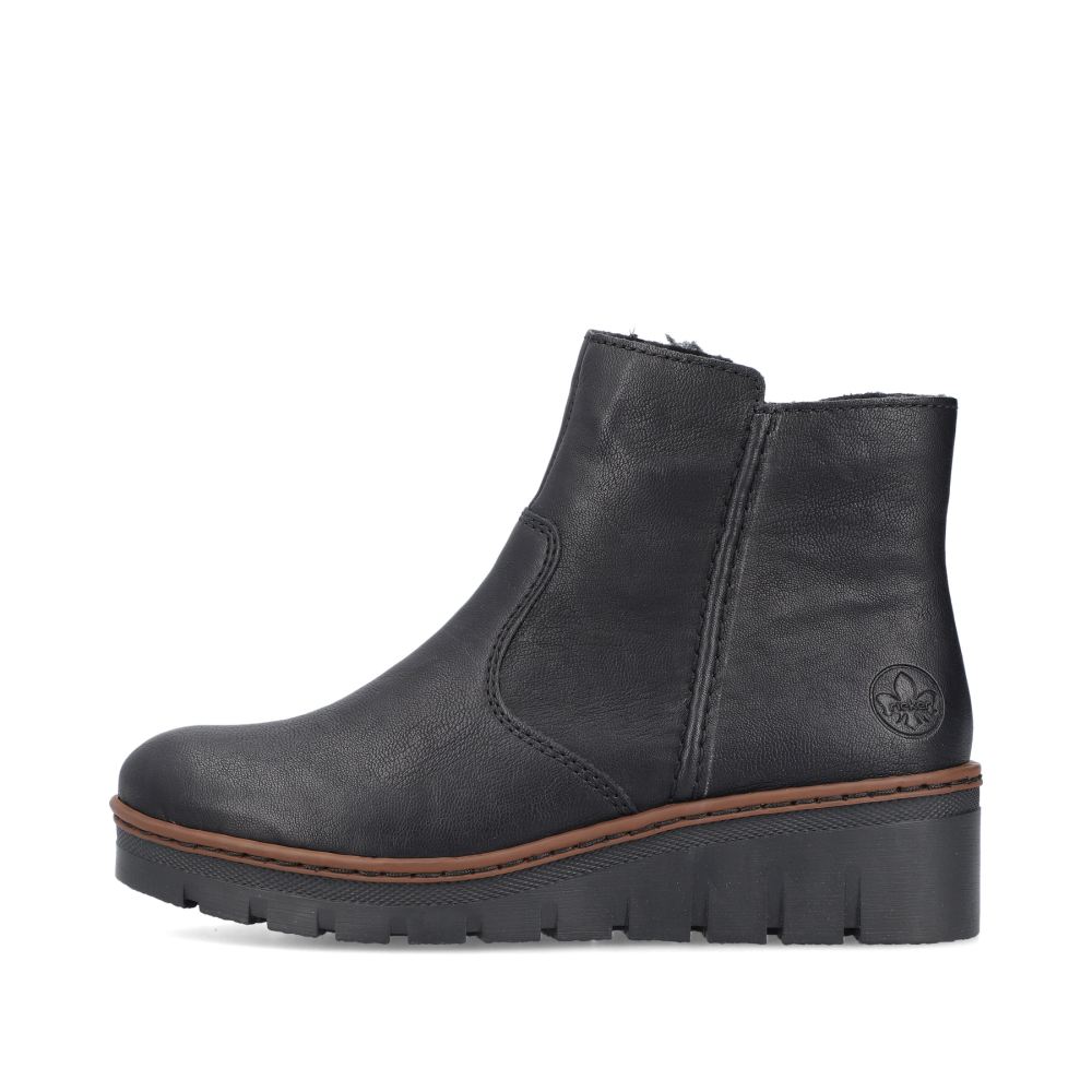 Rieker Women's Ankle Bootsgraphite Black