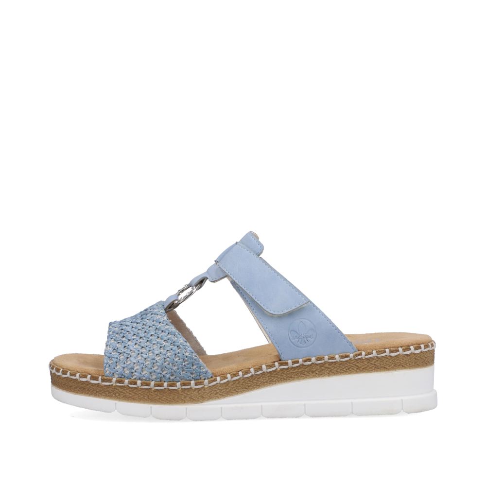 Rieker Women's Mules - Light Blue