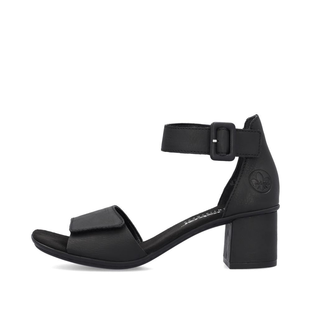 Rieker Women's Strappy Sandals - Deep Black