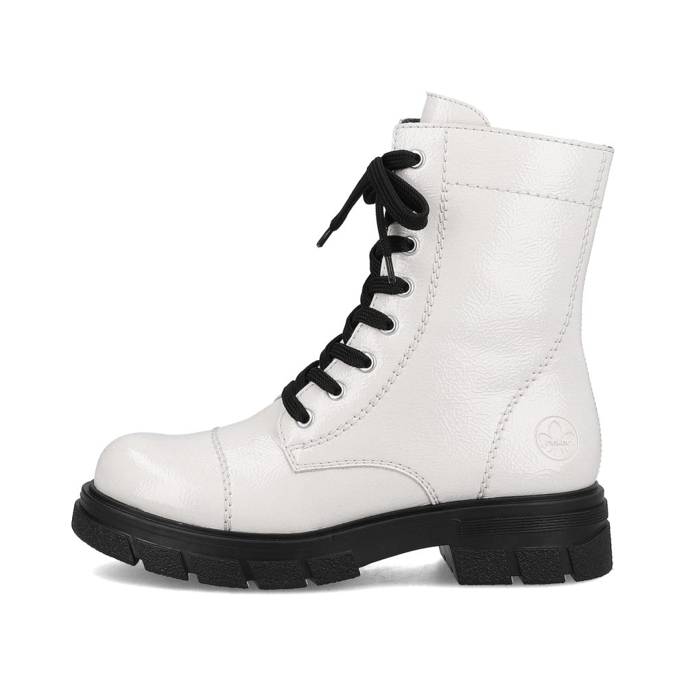 Rieker Women's Biker Boots Pure White