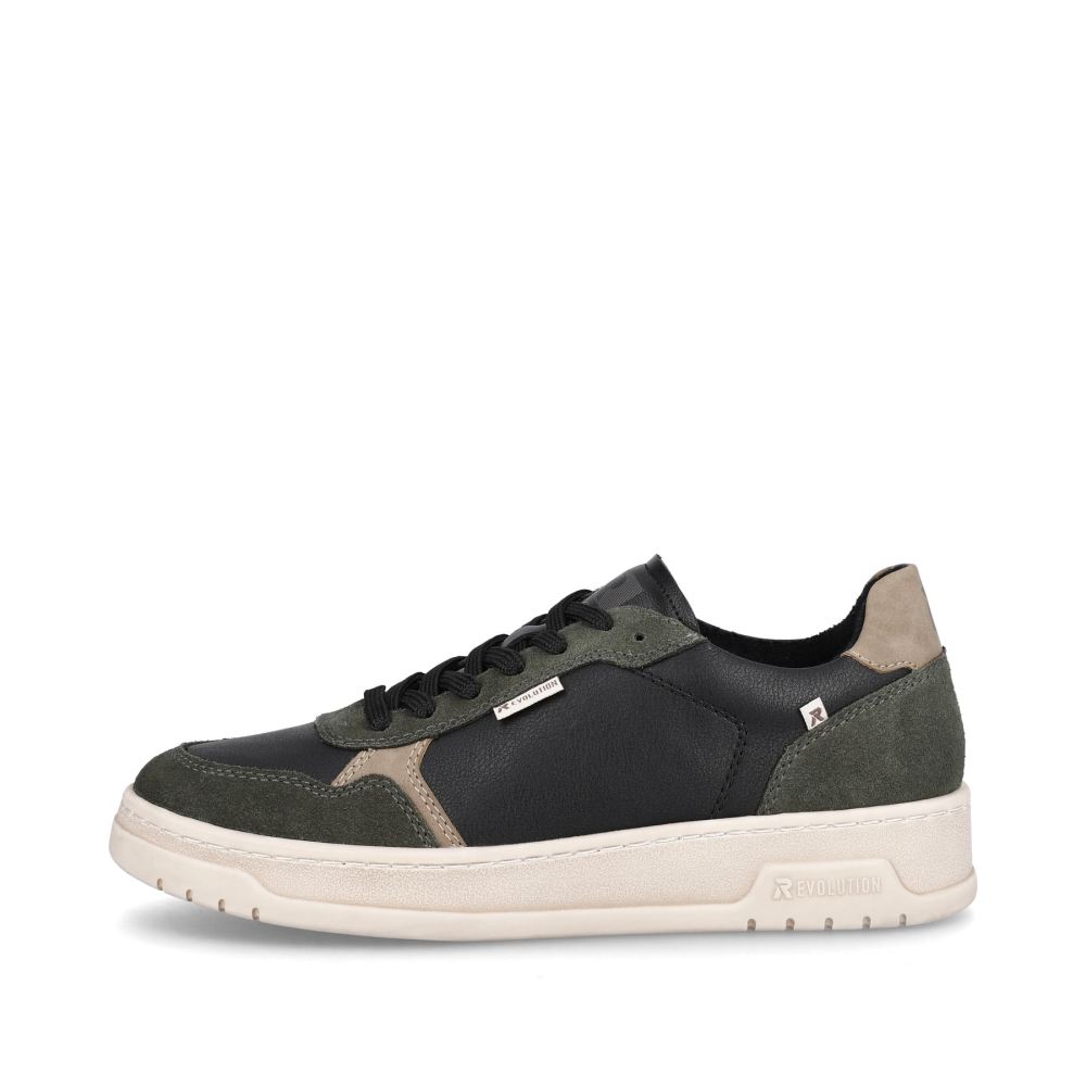 Rieker Evolution Men's Sneaker Low Steel-Black Forest-Green