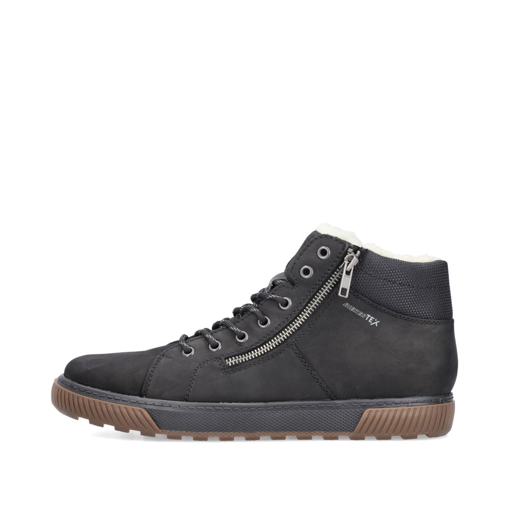Rieker Men's Lace-Up Shoes Asphalt Black