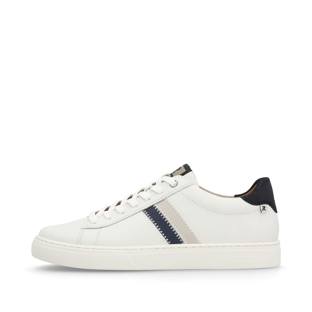 Rieker Evolution Men's Low Sneakers - Pearl White