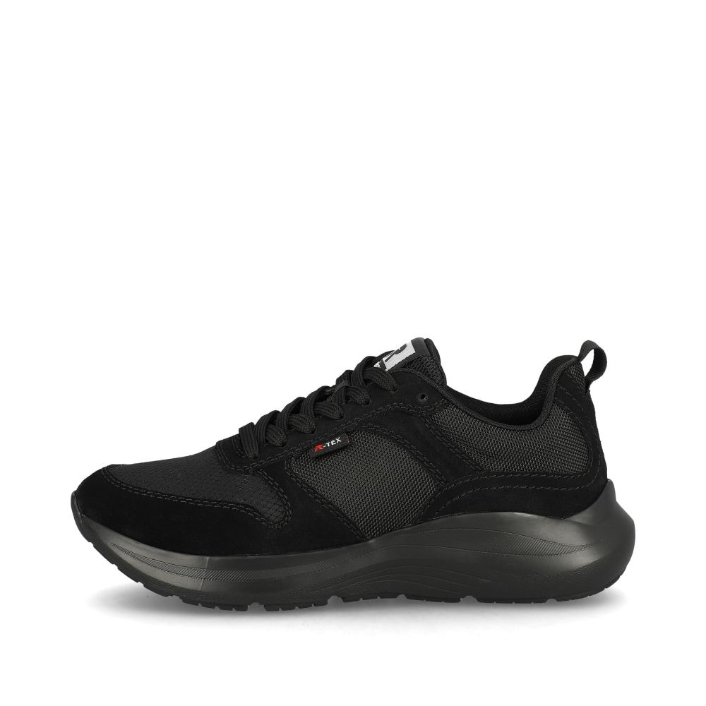 Rieker Evolution Women's Low-Top Sneakers - Deep Black