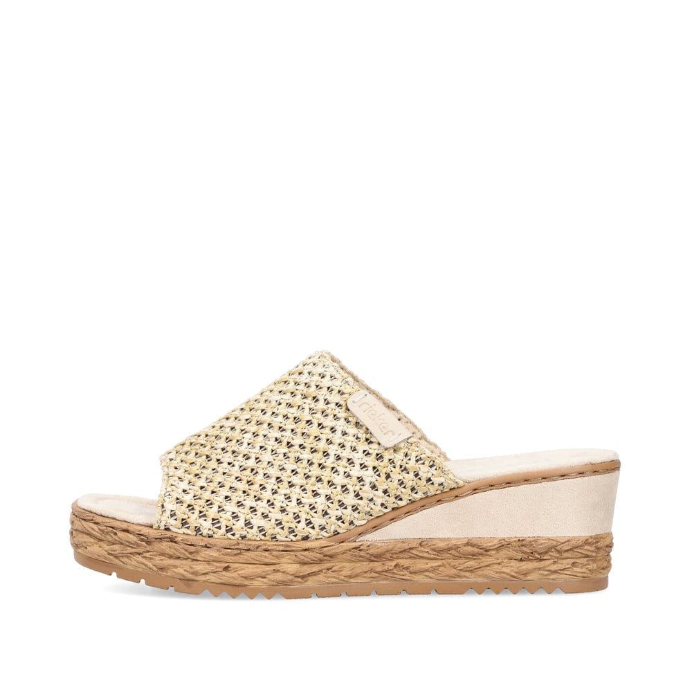 Rieker Women's Mules Sand Beige