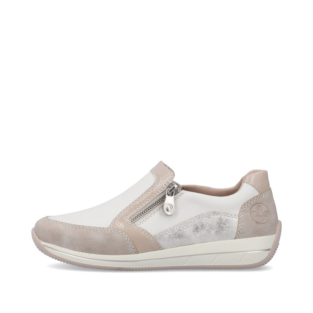 Rieker Women's Slippers - Cream White