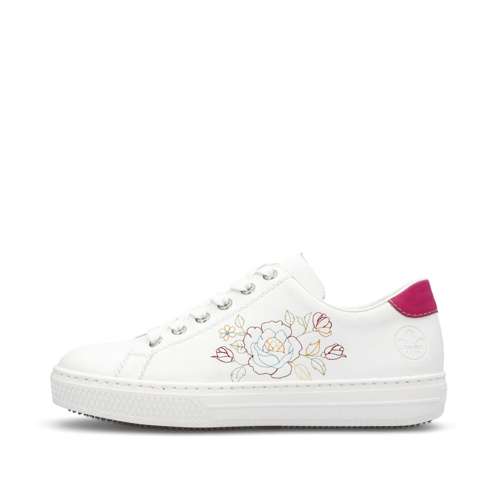 Rieker Women's Low Sneakerscrystal White