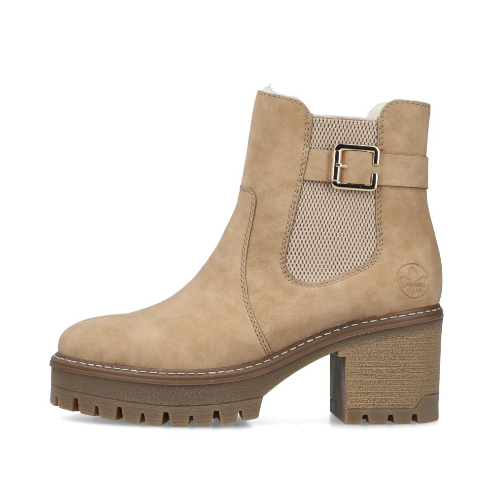Rieker Women's Chelsea Boots - Brown/Beige