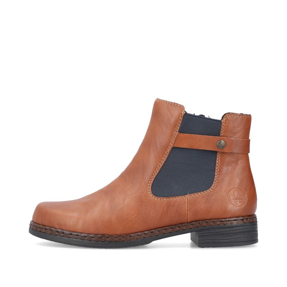 Rieker Women's Chelsea Boots - Fox Brown