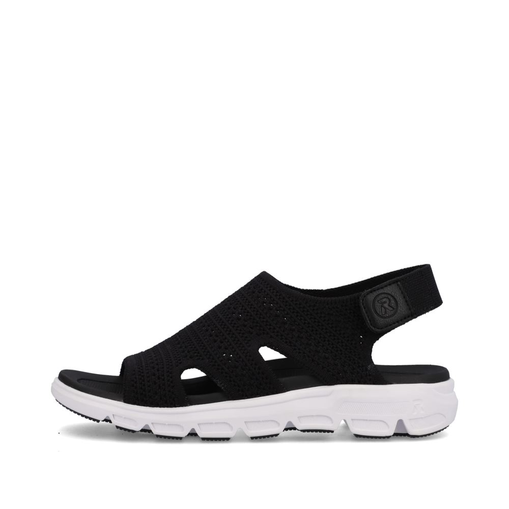 Rieker Evolution Women's Trekking Sandals - Deep Black