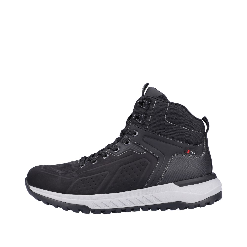 Rieker Evolution Men's High-Top Sneakers - Black