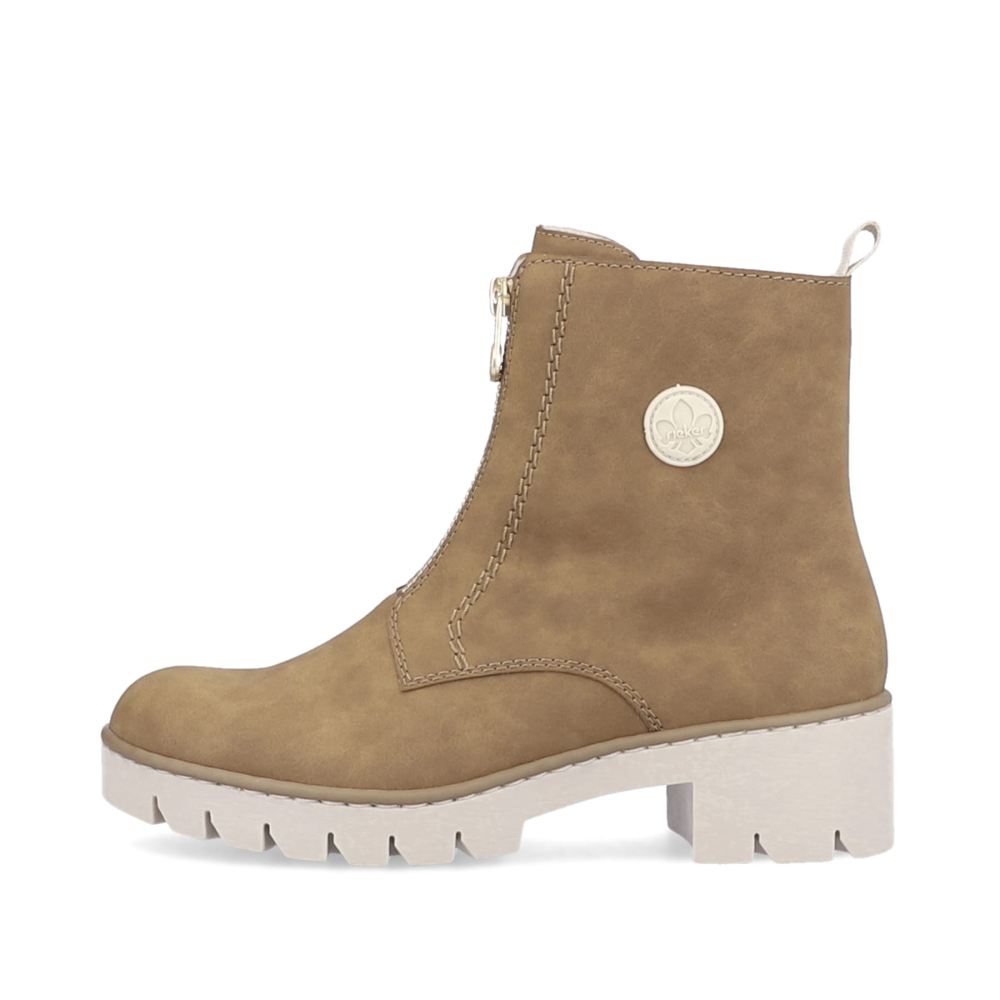 Rieker Women's Ankle Boots Nougat Brown