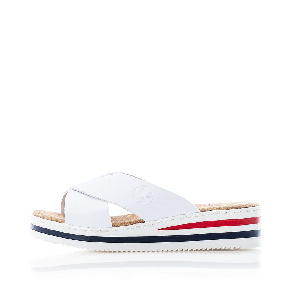 Rieker Women's Mules Pearl White