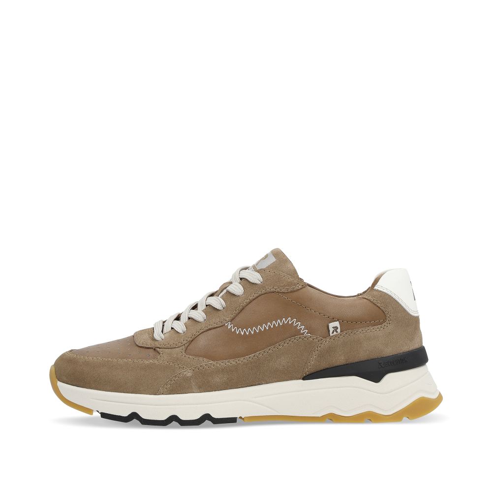 Rieker Evolution Men's Low-Top Sneakers - Cinnamon