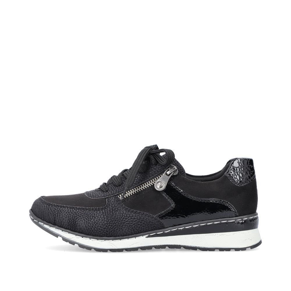 Rieker Women's Low-Top Sneakers - Deep Black